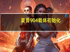 夏普904载体初始化（夏普904）