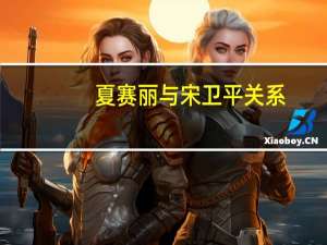 夏赛丽与宋卫平关系（夏赛丽）