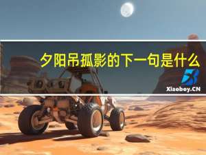 夕阳吊孤影的下一句是什么