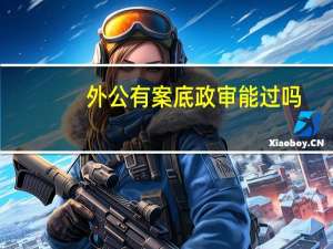 外公有案底政审能过吗