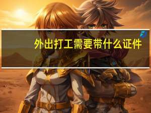 外出打工需要带什么证件