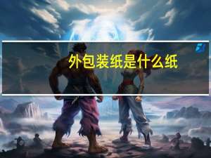 外包装纸是什么纸