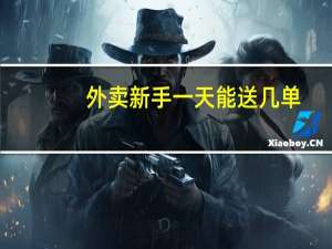 外卖新手一天能送几单