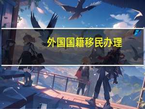 外国国籍移民办理