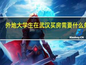 外地大学生在武汉买房需要什么条件（武汉买房需要什么条件）