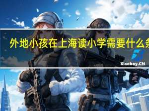 外地小孩在上海读小学需要什么条件