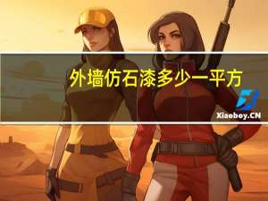 外墙仿石漆多少一平方
