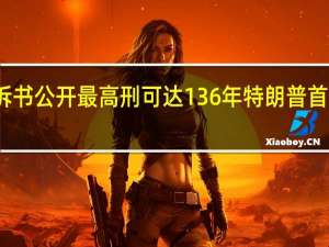 外媒特朗普被正式拘捕其出庭接受传讯起诉书公开最高刑可达136年 特朗普首次回应被传讯出庭没有任何违法行为也没有立案