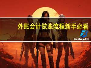 外账会计做账流程新手必看