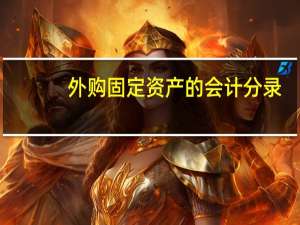 外购固定资产的会计分录