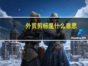 外贸剪标是什么意思