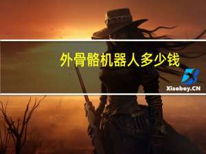 外骨骼机器人多少钱