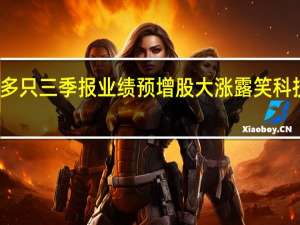 多只三季报业绩预增股大涨 露笑科技涨停