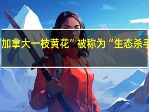 多地已发现“加拿大一枝黄花”  被称为“生态杀手” 到底什么情况呢