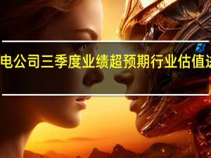 多家锂电公司三季度业绩超预期 行业估值进入底部区域