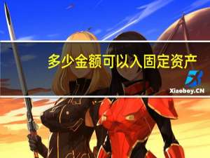 多少金额可以入固定资产
