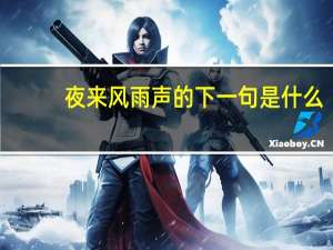 夜来风雨声的下一句是什么（夜来风雨声打一成语）
