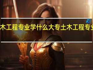 大专土木工程专业学什么 大专土木工程专业学哪些课程