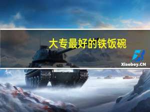 大专最好的铁饭碗