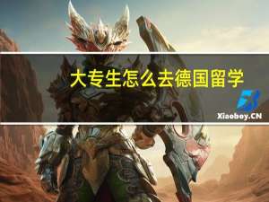 大专生怎么去德国留学