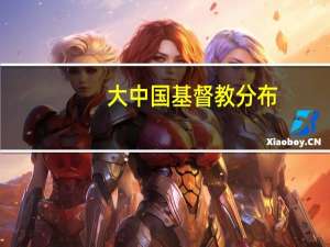 大中国基督教分布