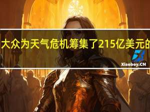 大众为天气危机筹集了215亿美元的资金
