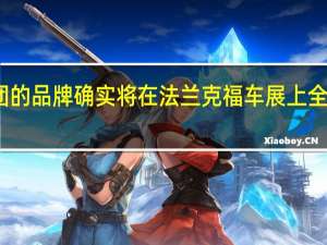 大众汽车集团的品牌确实将在法兰克福车展上全面发布这款新车型