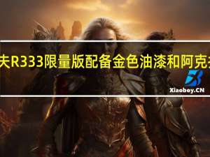 大众高尔夫R 333限量版配备金色油漆和阿克拉波维奇排气管