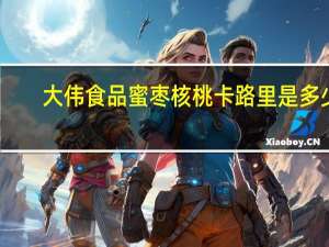 大伟食品 蜜枣核桃卡路里是多少