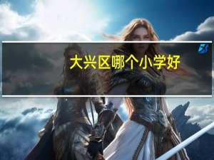 大兴区哪个小学好