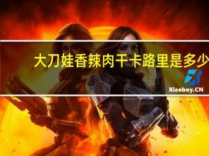 大刀娃 香辣肉干卡路里是多少