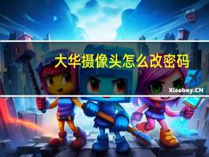 大华摄像头怎么改密码