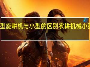 大型旋耕机与小型的区别 农耕机械小型旋耕机