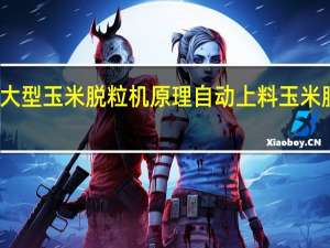 大型玉米脱粒机原理 自动上料玉米脱粒机