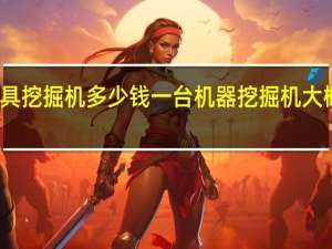 大型玩具挖掘机多少钱一台机器 挖掘机大概多少钱一台