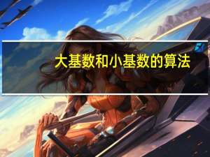 大基数和小基数的算法