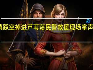 大妈为自拍不慎踩空掉进芦苇荡民警救援现场掌声一片 到底什么情况呢
