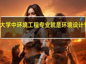 大学中环境工程专业就是环境设计专业吗