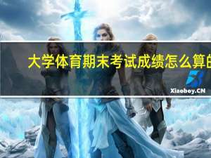 大学体育期末考试成绩怎么算的