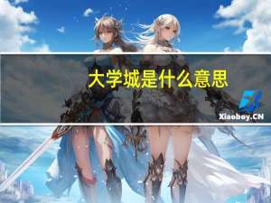 大学城是什么意思