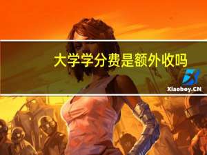 大学学分费是额外收吗
