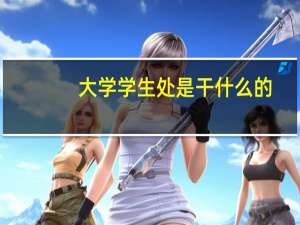 大学学生处是干什么的