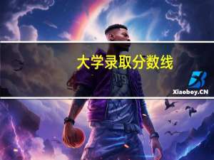大学录取分数线