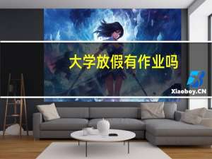 大学放假有作业吗