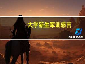 大学新生军训感言