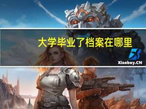 大学毕业了档案在哪里