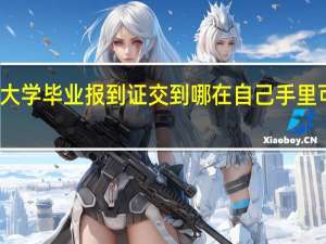 大学毕业报到证交到哪 在自己手里可以吗