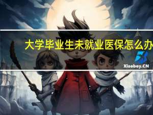 大学毕业生未就业医保怎么办