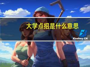 大学点招是什么意思（点招是什么意思）