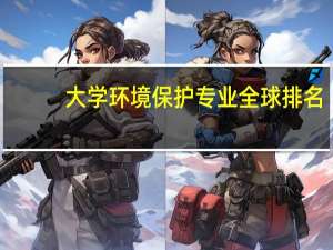 大学环境保护专业全球排名